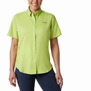 Columbia PFG Tamiami™ II Shortärmad Skjorta Dam Gröna (CIGYU0276)